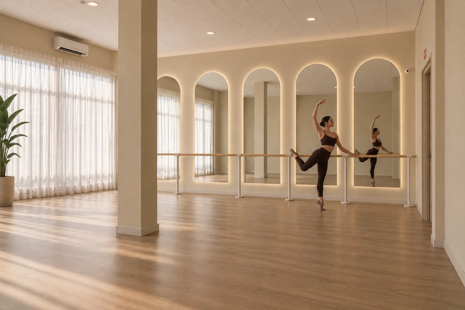 Calma Studio Ballet Barre Space